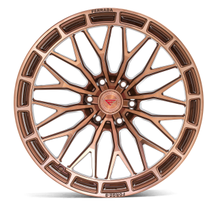 22" FERRADA WHEELS FTR12 MACHINED COBRE FLOW FORMED FINISH RIMS - Image 3