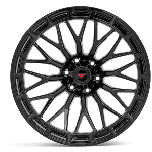 22" FERRADA WHEELS FTR12 OBSIDIAN BLACK FINISH FLOW FORMED RIMS - Image 3