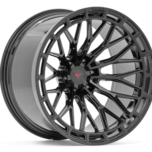 22" FERRADA WHEELS F8-FR12 OBSIDIAN BLACK FINISH FLOW FORMED RIMS