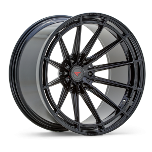 22" FERRADA WHEELS FTR9 OBSIDIAN BLACK FINISH FLOW FORMED RIMS