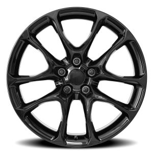 20" FACTORY REPRODUCTIONS WHEELS FR 551F DODGE DURANGO SRT GLOSS BLACK FINISH RIMS - Image 2