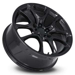 20" FACTORY REPRODUCTIONS WHEELS FR 551F DODGE DURANGO SRT GLOSS BLACK FINISH RIMS - Image 3