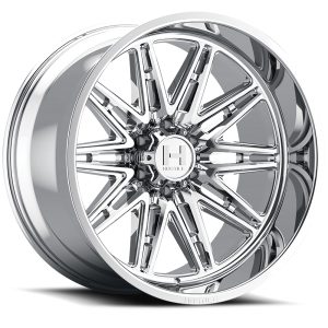 20" HOSTILE WHEELS H126 MANIAC CHROME FINISH RIMS