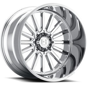 20" HOSTILE WHEELS H127 TITAN CHROME FINISH RIMS