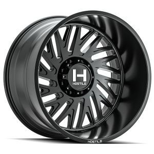 20" HOSTILE WHEELS H131 SYCLONE SATIN BLACK FINISH RIMS