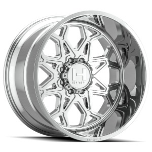 22" HOSTILE WHEELS H132 ANVIL CHROME FINISH RIMS - Image 2
