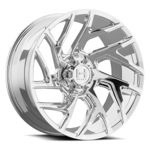 20" HOSTILE WHEELS H141 VORTEX CHROME FINISH RIMS - Image 3