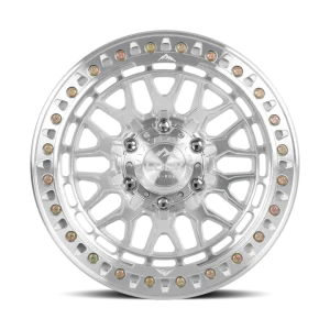 17" LOCK OFF-ROAD WHEELS INVADER BEADLOCK ONLY MACHINED POLISHED FINISH RIMS - Image 2
