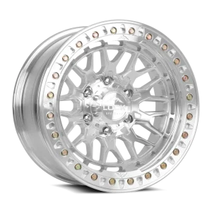 17" LOCK OFF-ROAD WHEELS INVADER BEADLOCK ONLY MACHINED POLISHED FINISH RIMS