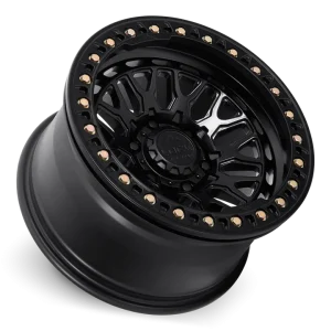 17" LOCK OFF-ROAD WHEELS INVADER BEADLOCK ONLY MATTE BLACK FINISH RIMS - Image 3