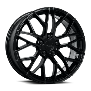 18" KATANA WHEELS KR01 GLOSS BLACK FINISH RIMS - Image 3