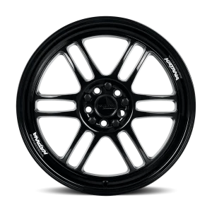 18" KATANA WHEELS KR02 GLOSS BLACK FINISH RIMS