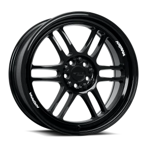18" KATANA WHEELS KR02 GLOSS BLACK FINISH RIMS - Image 3