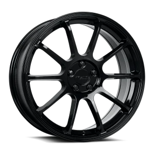 17" KATANA WHEELS KR07 GLOSS BLACK FINISH RIMS - Image 3