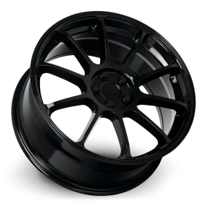 17" KATANA WHEELS KR07 GLOSS BLACK FINISH RIMS - Image 4