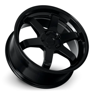 17" KATANA WHEELS KR08 GLOSS BLACK FINISH RIMS - Image 4
