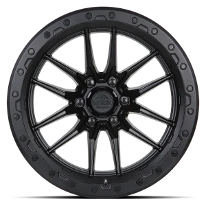 20" LOCK OFF-ROAD WHEELS KRAWLER MATTE BLACK MATTE BLACK RING FINISH RIMS - Image 2