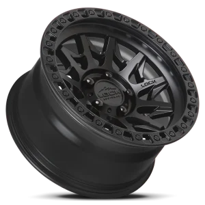 20" LOCK OFF-ROAD WHEELS LUNATIC MATTE BLACK MATTE BLACK RING FINISH RIMS - Image 3