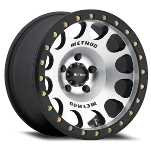 17" METHOD WHEELS 105 BEADLOCK MACHINED FINISH RIMS