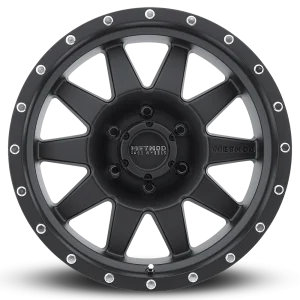 17" METHOD WHEELS 301 THE STANDARD MATTE BLACK OFF-ROAD RIMS - Image 2