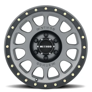 17" METHOD WHEELS 305 NV TITANIUM FINISH RIMS - Image 2