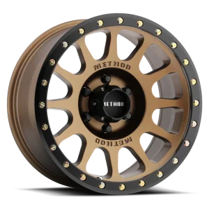 17" METHOD WHEELS 305 NV BRONZE OFF-ROAD RIMS