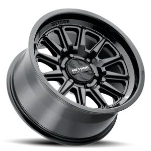 17" METHOD WHEELS 323 GLOSS BLACK FINISH RIMS - Image 3