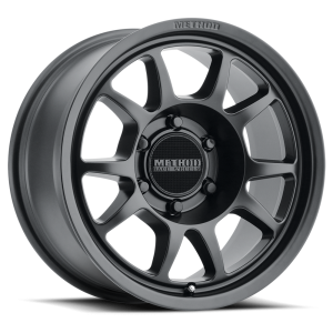 17" METHOD WHEELS 702 MATTE BLACK FINISH RIMS