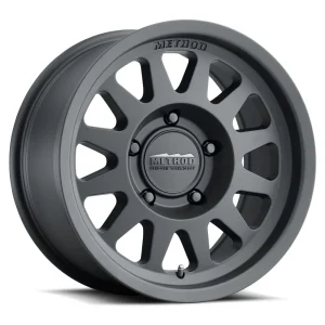 17" METHOD WHEELS 704 MATTE BLACK FINISH RIMS - Image 5