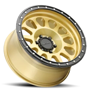 17" METHOD WHEELS 315 GOLD WITH BLACK LIP OFF-ROAD RIMS