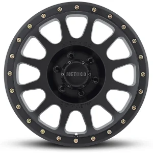 17" METHOD WHEELS 305 NV MATTE BLACK OFF-ROAD RIMS - Image 2