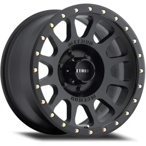 17" METHOD WHEELS 305 NV MATTE BLACK CROSSOVER SUV RIMS