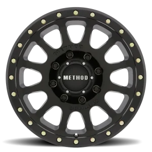 17" METHOD WHEELS 305 NV HD MATTE BLACK FINISH RIMS - Image 2