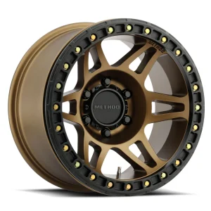 17" METHOD WHEELS 106 BEADLOCK BRONZE OFF-ROAD RIMS