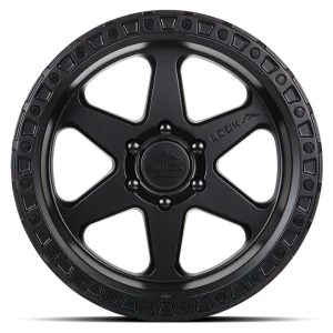 18" LOCK OFF-ROAD WHEELS OLYMPUS MATTE BLACK MATTE BLACK RING FINISH RIMS - Image 2