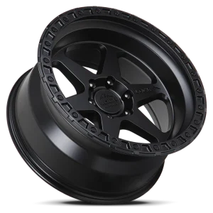 18" LOCK OFF-ROAD WHEELS OLYMPUS MATTE BLACK MATTE BLACK RING FINISH RIMS - Image 3