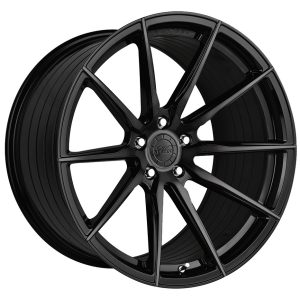 19" VERTINI WHEELS RFS1.1 GLOSS BLACK FLOW FORMED FINISH RIMS