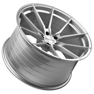 21" VERTINI WHEELS RFS1.2 SILVER BRUSHED FLOW FORMED FINISH RIMS - Image 2