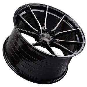 21" VERTINI WHEELS RFS1.2 GLOSS BLACK TINTED FACE FLOW FORMED FINISH RIMS - Image 2