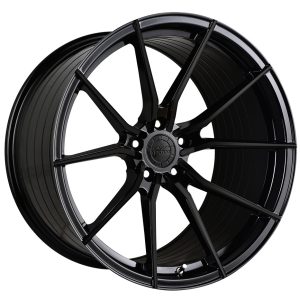 20" VERTINI WHEELS RFS1.2 GLOSS BLACK FLOW FORMED FINISH RIMS
