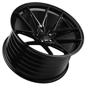 19" VERTINI WHEELS RFS1.8 GLOSS BLACK FLOW FORMED FINISH RIMS - Image 3