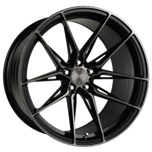 19" VERTINI WHEELS RFS1.3 BRUSHED DUAL BLACK FLOW FORMED FINISH RIMS