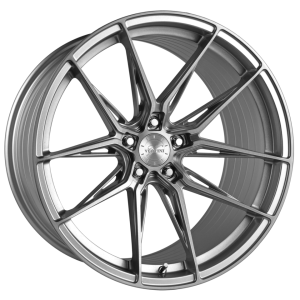 20" VERTINI WHEELS RFS1.8 BRUSHED SILVER FLOW FORMED FINISH RIMS