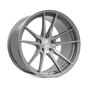 19" ROHANA WHEELS RFX2 BRUSHED TITANIUM FLOW FORMED FINISH RIMS