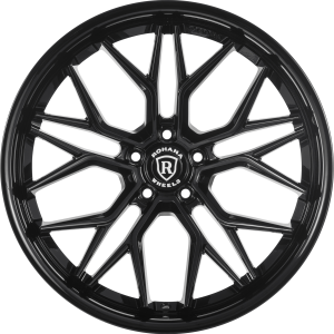 19" ROHANA WHEELS RFC3 GLOSS BLACK FLOW FORMED FINISH RIMS - Image 2