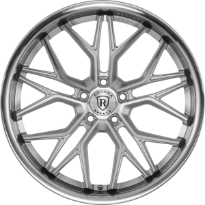 19" ROHANA WHEELS RFC3 MACHINED SILVER CHROME LIP FLOW FORMED FINISH RIMS
