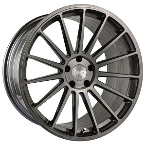 19" VERTINI WHEELS RFS2.3 BRUSHED DUAL GUNMETAL FLOW FORMED FINISH RIMS