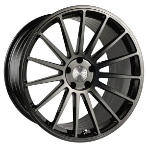 20 VERTINI WHEELS RFS2.3 BRUSHED DUAL GUNMETAL FLOW FORMED FINISH RIMS