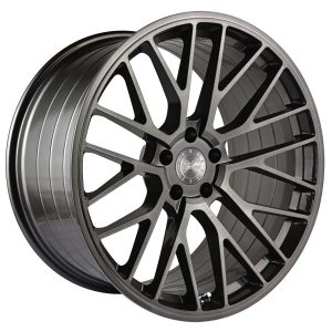 19" VERTINI WHEELS RFS2.4 BRUSHED DUAL GUNMETAL FLOW FORMED FINISH RIMS - Image 2