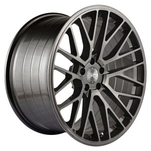 19" VERTINI WHEELS RFS2.4 BRUSHED DUAL GUNMETAL FLOW FORMED FINISH RIMS - Image 3